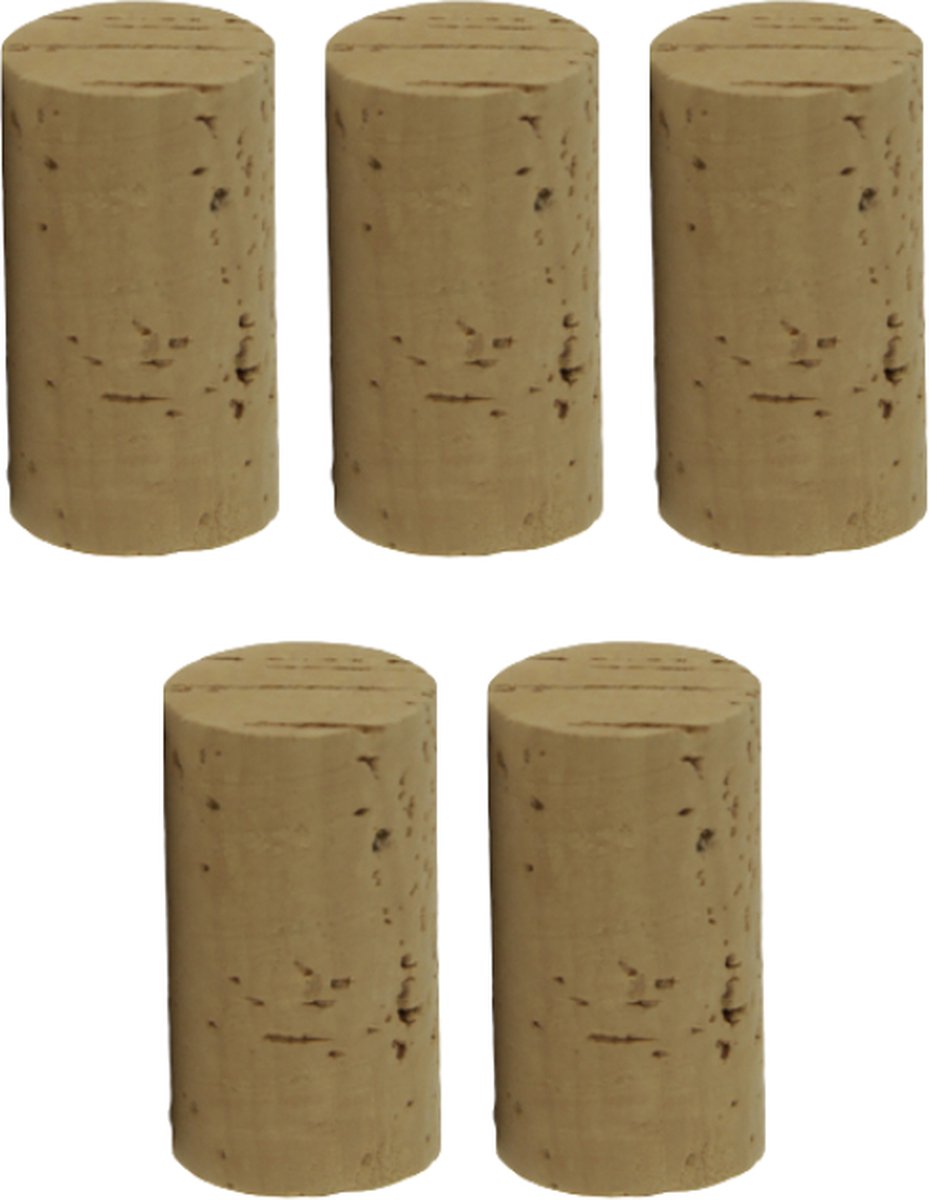 Bouchons De Liège En T - Lot De 50 - Réutilisables Pour Bouteilles De Vin - 18,5 Mm - Bois & Caoutchouc