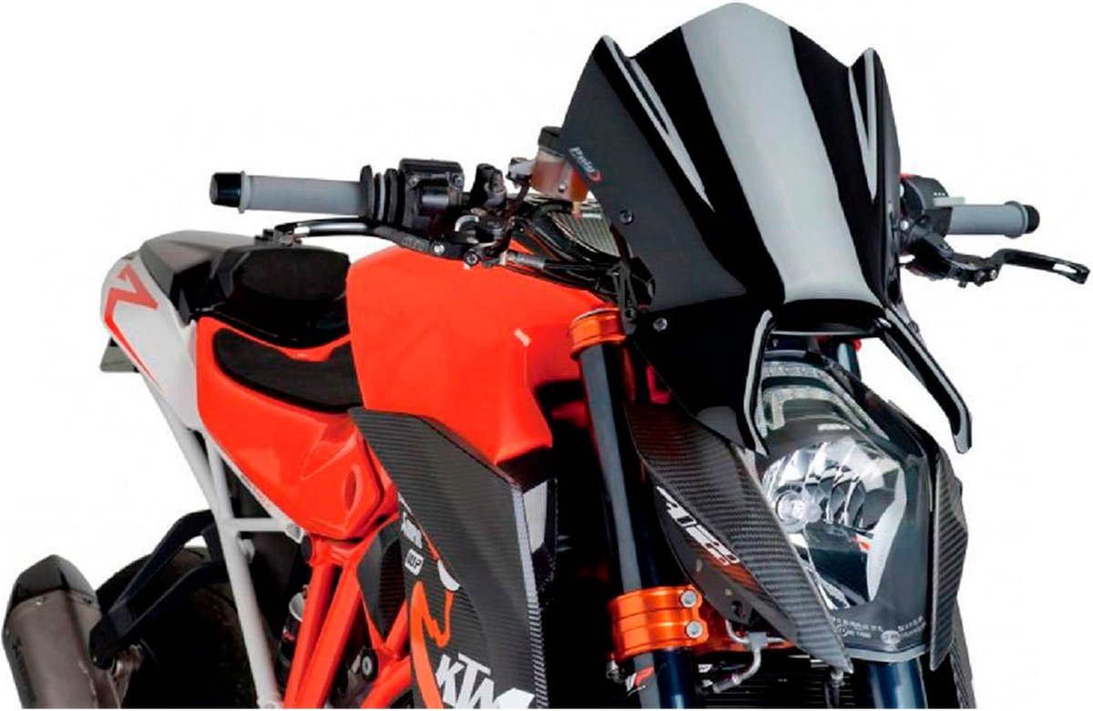 Puig Carenabris New Generation Sport Voorruit Ktm 1290 Superduke R Zwart