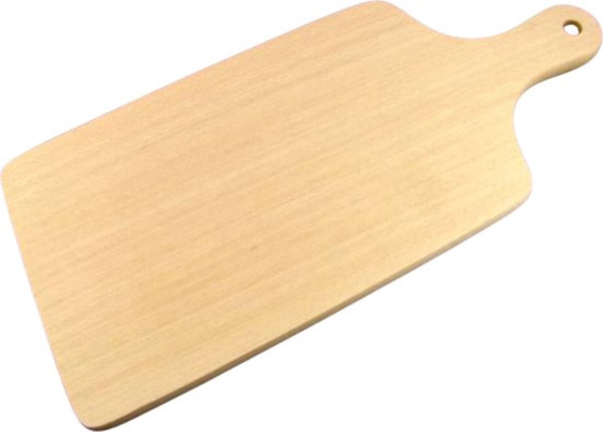 Kreeft Snijplank met handvat | Snijden | Bereiden | Serveren| Broodplank | Vlees | Groente | Fruit | Duurzaam Hout | 15 x 23 CM