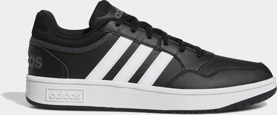 adidas Sportswear Hoops 3.0 Low Classic Vintage Schoenen - Unisex - Zwart- 39 1/3