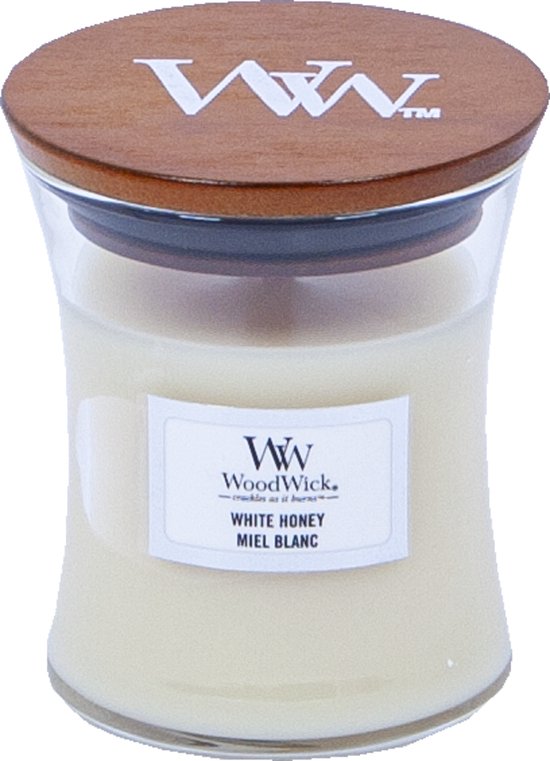 Woodwick White Honey Mini Candle - Geurkaars