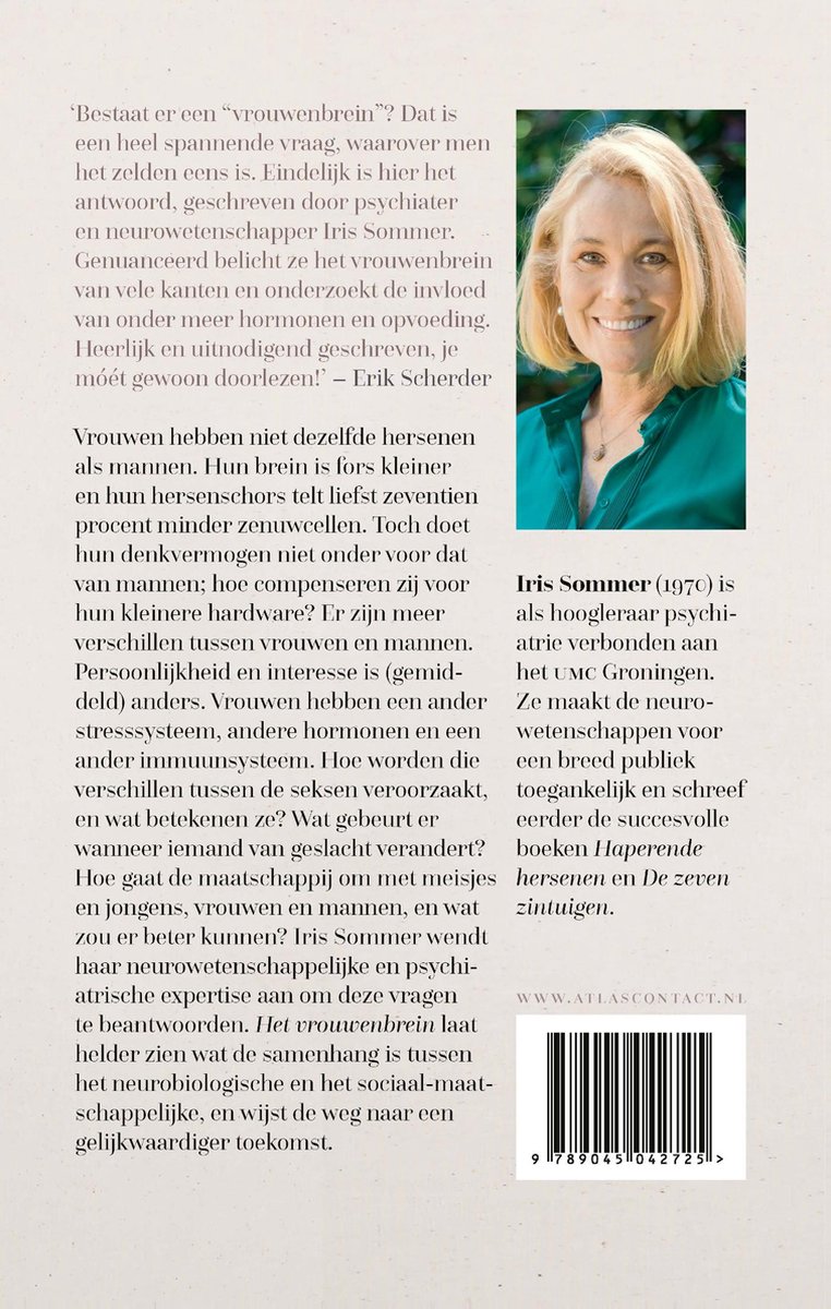 Het vrouwenbrein - back cover