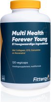 Fittergy Supplements - Multi Health Forever Young - 120 vegicaps - Multi vitaminen mineralen - voedingssupplement
