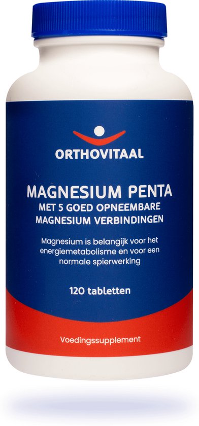 Orthovitaal - Magnesium Penta - 120 tabletten - Met 5 goed opneembare  magnesium... | bol.com