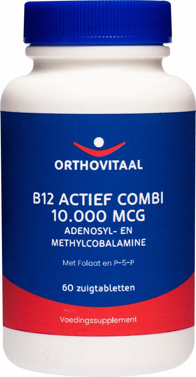 Goedkoopste OrthoVitaal B12 Actief combi 10.000mcg 60 Zuigtabletten
