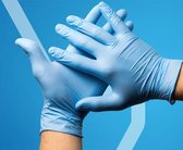 H&S PROTECTOR - Nitril handschoenen - Wegwerp handschoenen - Blauw - XL - Poedervrij - 100 stuks