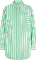 TOM TAILOR long shirt with chest pocket Dames Blouse - Maat L