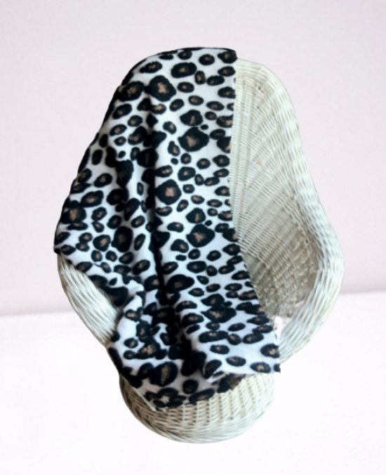 Wollen Deken Panterprint Sprei Panterprint Dikke Warme Plaid Zacht Wollen Deken Panterprint Sprei Panterprint Dikke Warme Plaid Zacht