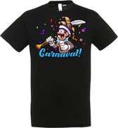 T-shirt kinderen Carnavalluh | Carnaval | Carnavalskleding Kinderen Baby | Zwart | maat 80