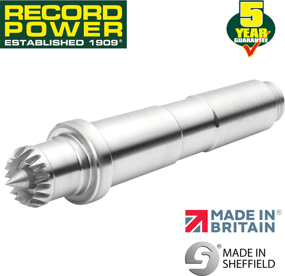 Record Power - Coronet Hawk Multi-tand meenemer met verende centerpunt - 16 mm - MC2