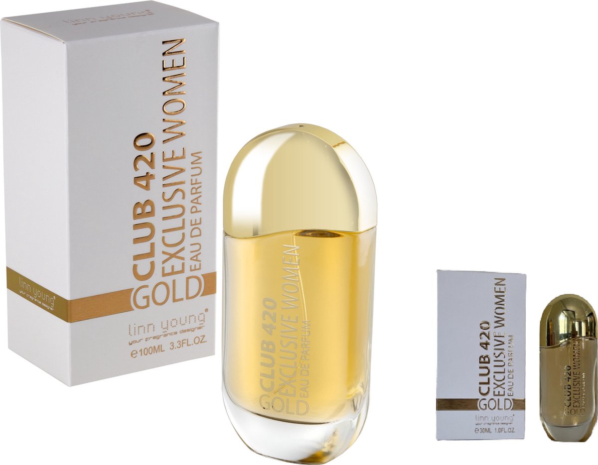 Linn Young - Club 420 Gold Exclusive Women - Eau de parfum - 100ML + 30ML