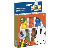 Nijntje stempels, 5 stuks zelf inktend, stempelen, stempelset - creatief peuter kleuter speelgoed - vanaf 3 jaar - Bambolino Toys knutselen junior