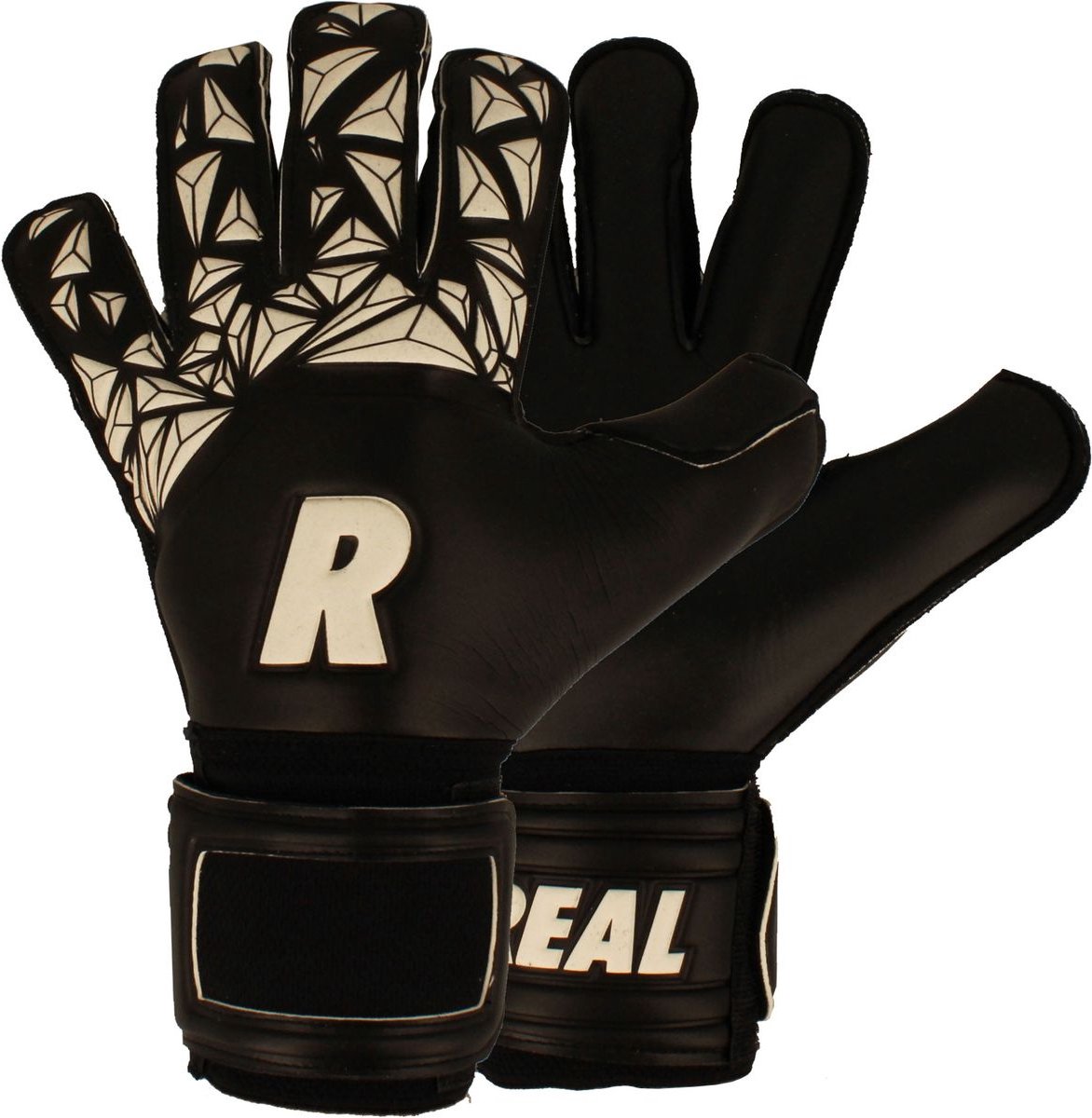 Real Classico Pro (Limited Edition) Keepershandschoenen Kinderen - Wit / Zwart | Maat: 7,5