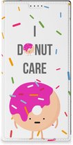 Bookcase met Quotes amsung Galaxy S23 Ultra Smartphone Hoesje Cadeautjes voor Meisjes Donut