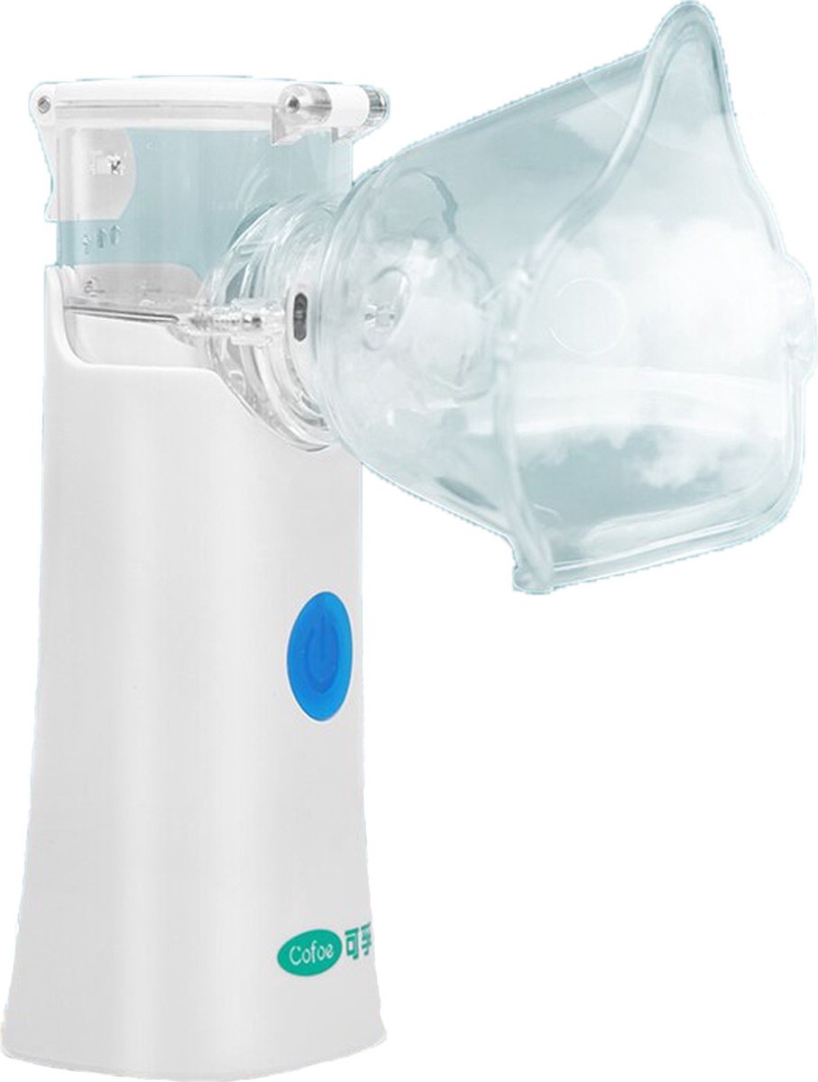 Bolture Aerosoltoestel - Ultrasone Vernevelaar Inhalator - Inhalatieapparaat voor Kinderen, Volwassenen en Baby’s - Stoom