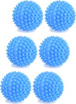 Drogerballen - Wasbollen - PVC - Energiebesparing - Wasdroger Ballen - Blauw - 6 Stuks