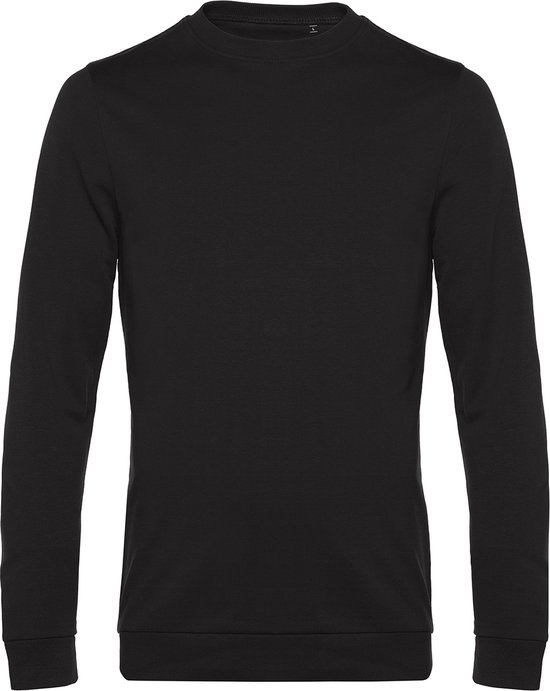 Sweater 'French Terry' B&C Collectie maat 5XL Pure Black