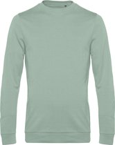 Sweater 'French Terry' B&C Collectie maat L Sage Groen