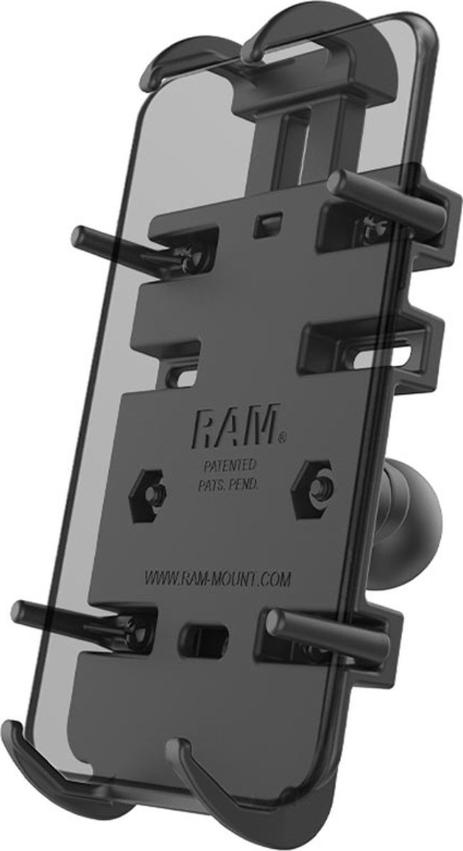 RAM Quick-Grip Telefoonhouder Motorfiets - Verstelbaar