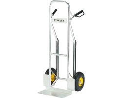 Stanley Steekwagen HT525 - Laadvermogen tot 200KG - Aluminium - Luchtbanden - Zilver/Geel
