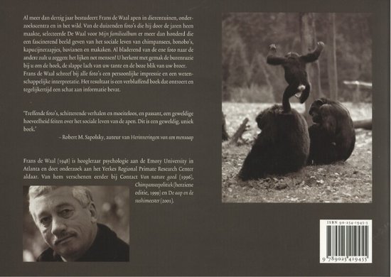 Mijn Familiealbum, Frans de Waal | 9789025419455 | Boeken | bol