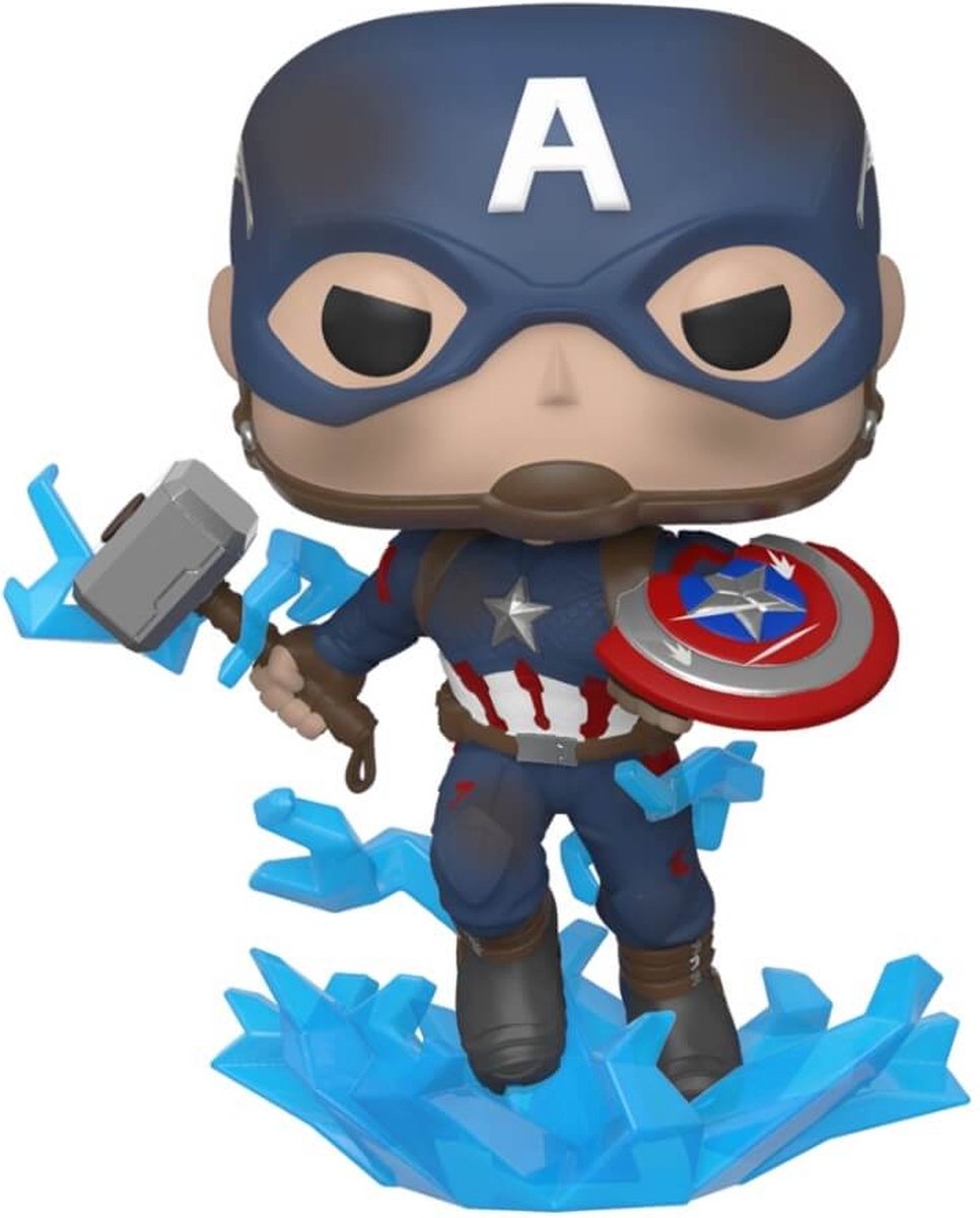 Kidsnfun Kleurplaat Funko Pops Marvel Captain America