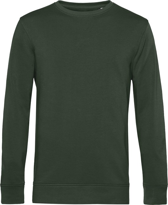 Organic Inspire Crew Neck Sweater B&C Collectie Forest Green maat L