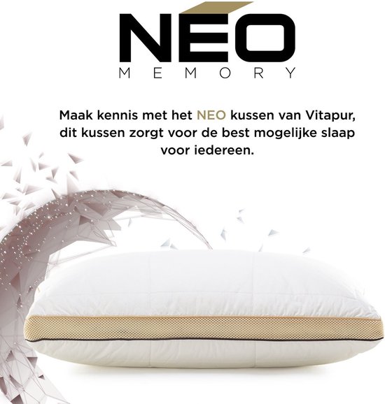 WVIOWVI Memory Foam kussen, hoofdkussen, 40 x 60 cm, verkoelend hoofdkussen, nekkussen, ergonomisch zijslaapkussen, slaapkussen voor zijslapers, rug en buikslapers
