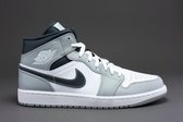 Air Jordan 1 Mid Light Smoke Grey Anthracite - 554724-078 - Maat 44 - Grijs - Schoenen