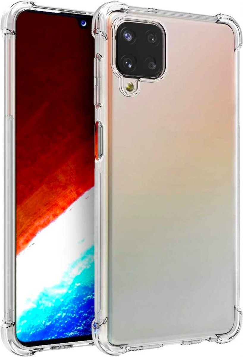 Samsung A42 Hoesje Transparant Shock Proof Siliconen Hoes Case Cover - Samsung Galaxy A42 Hoesje