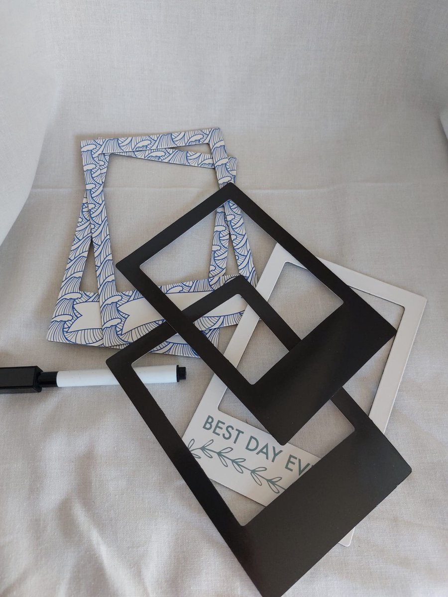 Magnetische Fotoframes - Set van 2 x 5 frames - Fotoframes voor op de ...