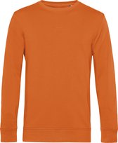 Organic Inspire Crew Neck Sweater B&C Collectie Oranje maat S