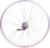 Achterwiel 24 x 1,75 aluminium Ryde velg - Favorit remnaaf - zilver