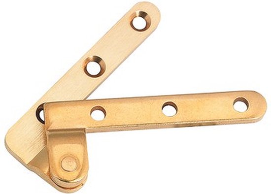 ZANA bronskleurige hoge vaas in elegant messing 100cm