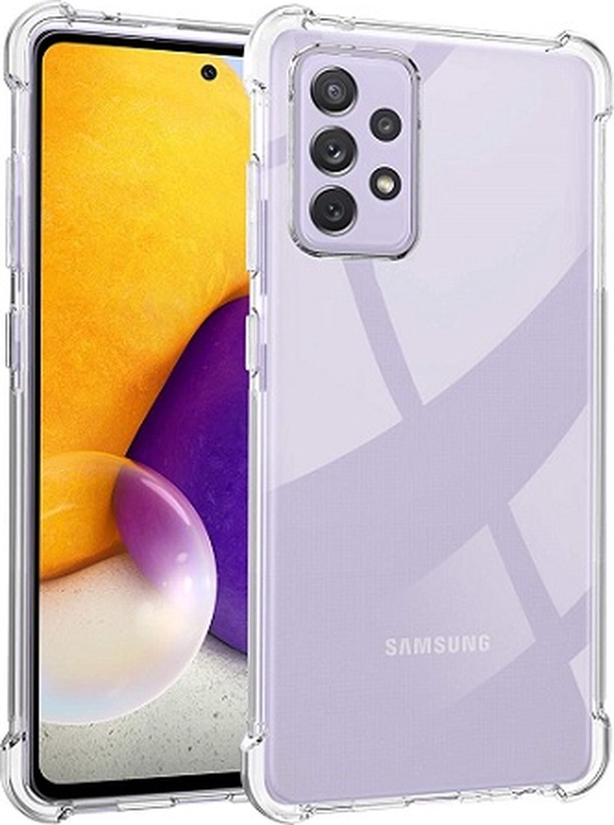 Samsung A72 Hoesje Shockproof Transparant
