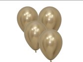 Mirror Gold - 25 Stuks - Luxe gouden - Professionele kwaliteit Ballonnen - Verjaardag