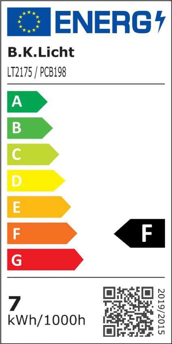 B.K.Licht - Witte CCT Vloerlamp - dimbaar - voor woonkamer - staande lamp - ingebouwde dimmer - staanlamp - booglamp - leeslamp - h: 135cm - 600Lm - 6.5W thumbnail 2