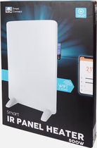 Wi-Fi Infrarood verwarmingspaneel - 500W - Eco Stand - inclusief pootjes - wandmontage - wifi - led