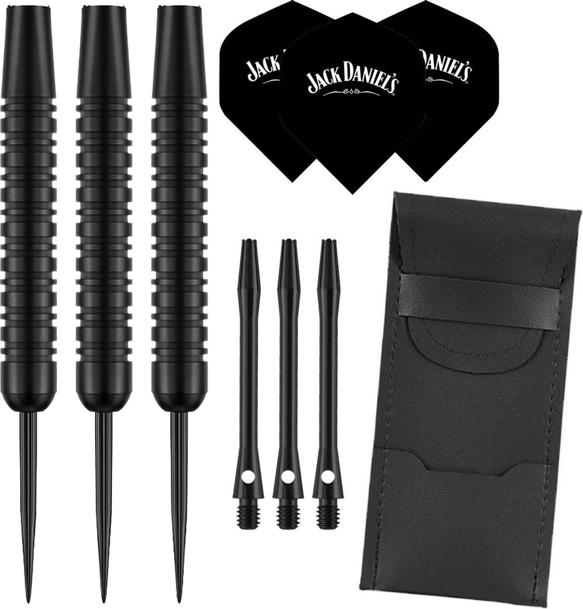 Dragon Darts Black – dartpijlen - jack daniels – dart shafts – dart flights – dartpijlen 23 gram – jack daniels flights