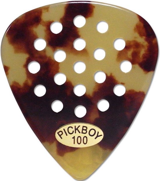 Shell Plectuim Pickboy Pos A grip Celluloid 6-pack Shell plectrum 1.00 mm | bol.com