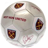 West Ham Football Signatures - Taille 5 - Argent
