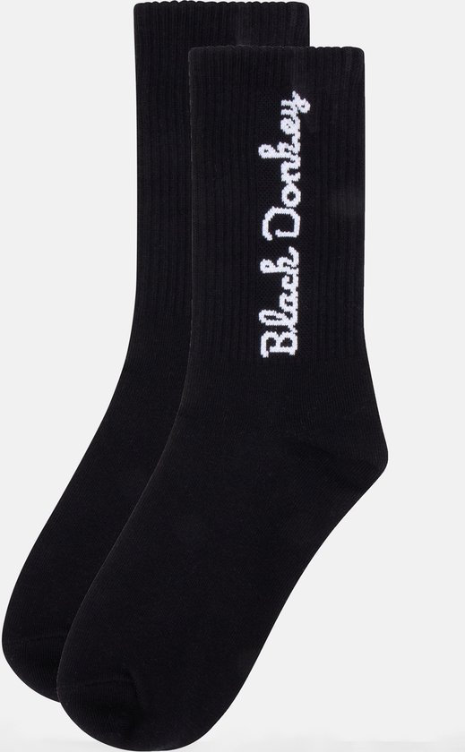 Black Donkey Socks 1-Pack I Black/White - 35-38