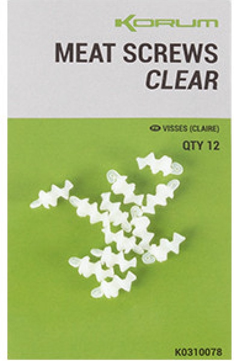 Korum Meat Screws Clear