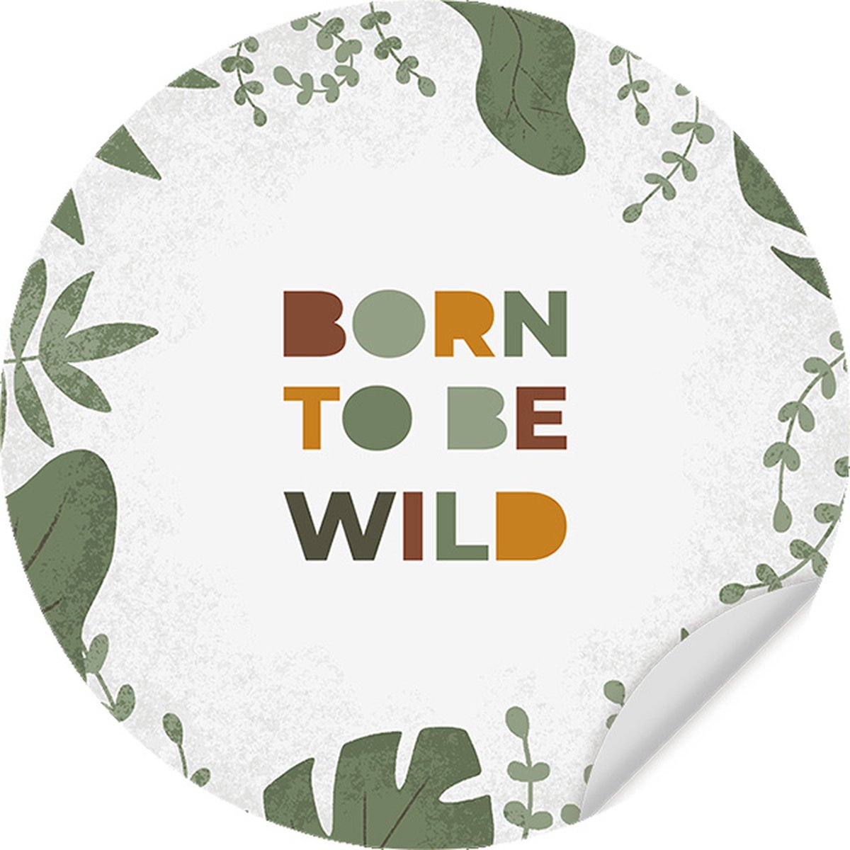 Behangcirkel Born to be Wild