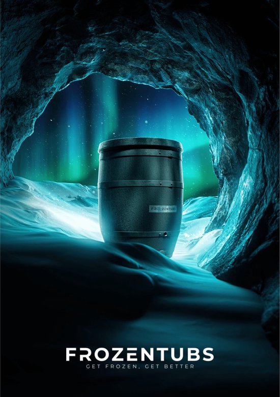 Frozen Tubs IJsbad Mini line Zitbad Ice Bath Bucket Bathtub