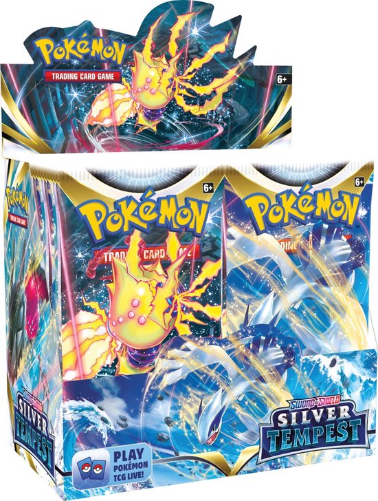 Pokémon TCG Sword & Shield Silver Tempest - Booster Pack - 132 Pokémon Kaarten