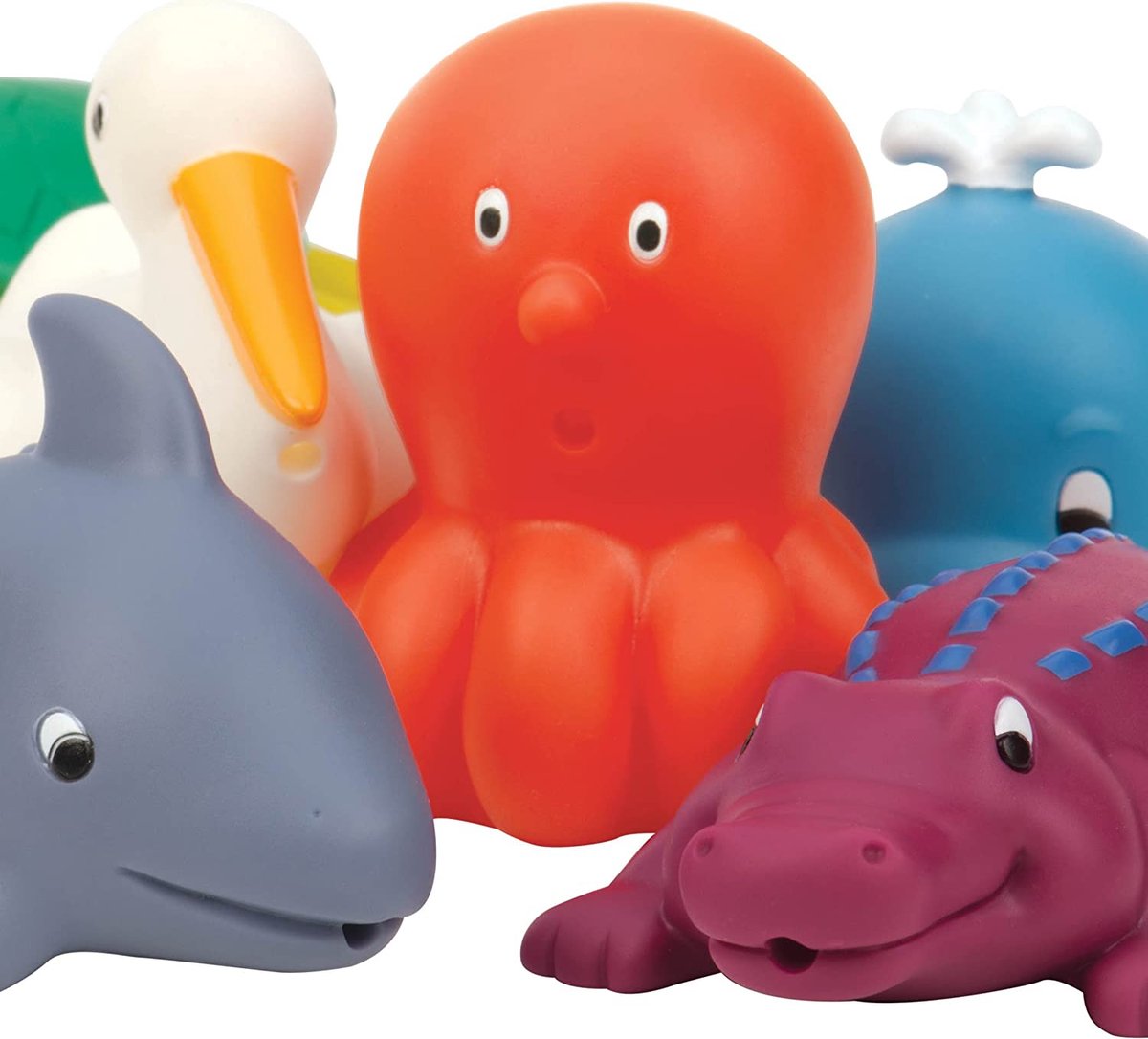 Battat Baño Buddies Squirters Pack De 12 Pequeños Anim