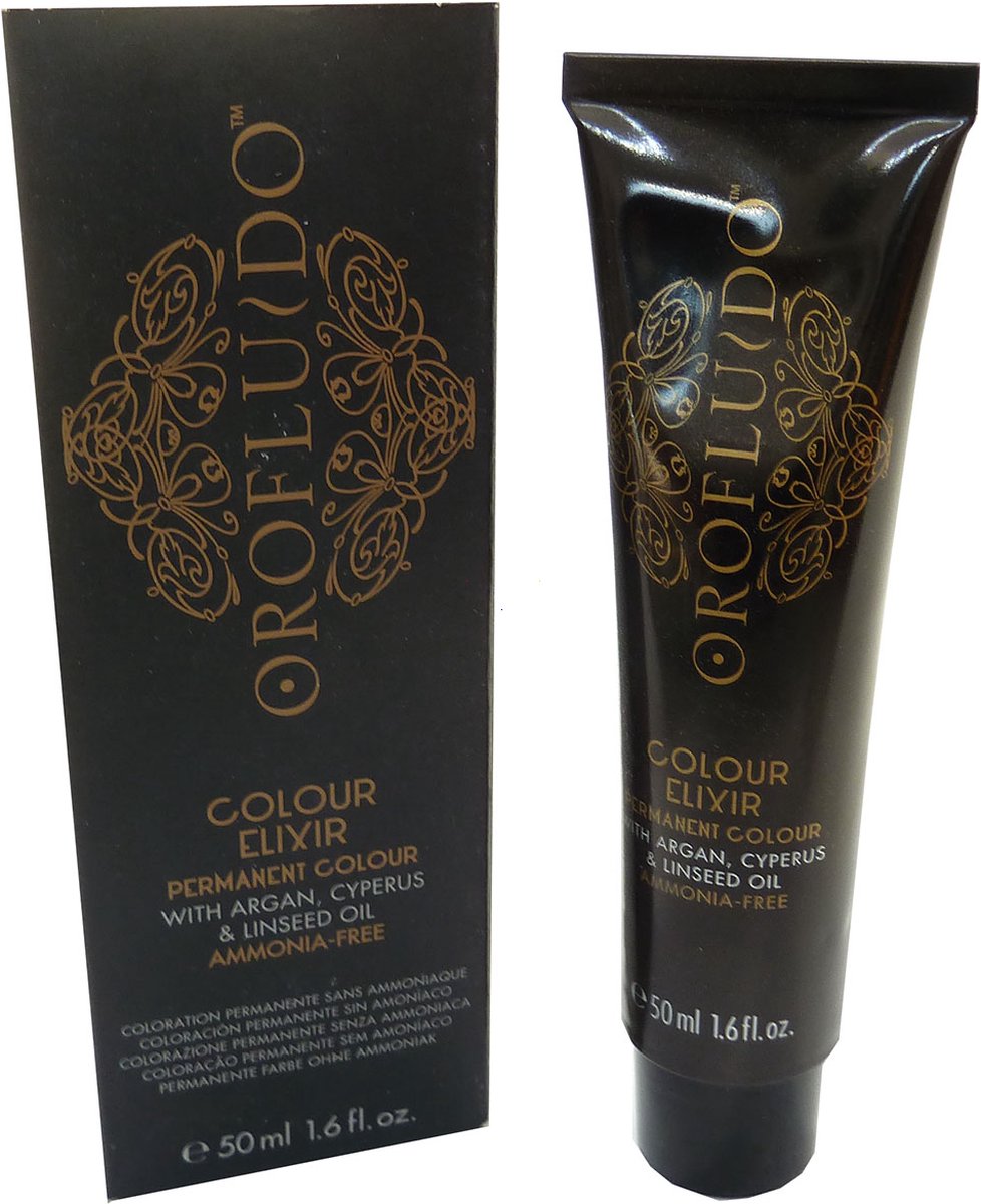 Orofluido Colour Elixir Permanent Colour Crème haarkleuring zonder ammoniak 50ml - 05 Light Brown / Hellbraun