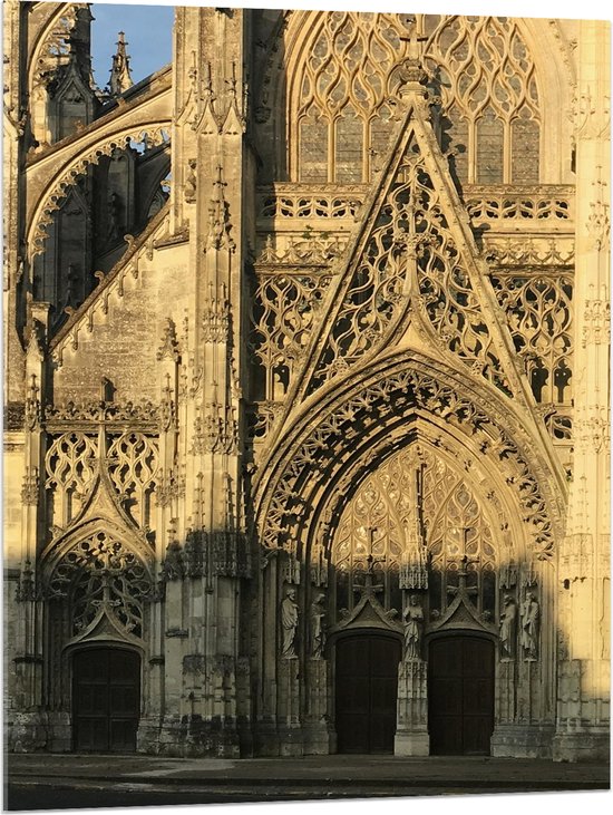 Acrylglas - Kathedraal - Frankrijk - 75x100 cm Foto op Acrylglas (Wanddecoratie op Acrylaat)