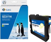 G&G Huismerk Inktcartridge 405865 Alternatief voor Ricoh GC51YH - geel